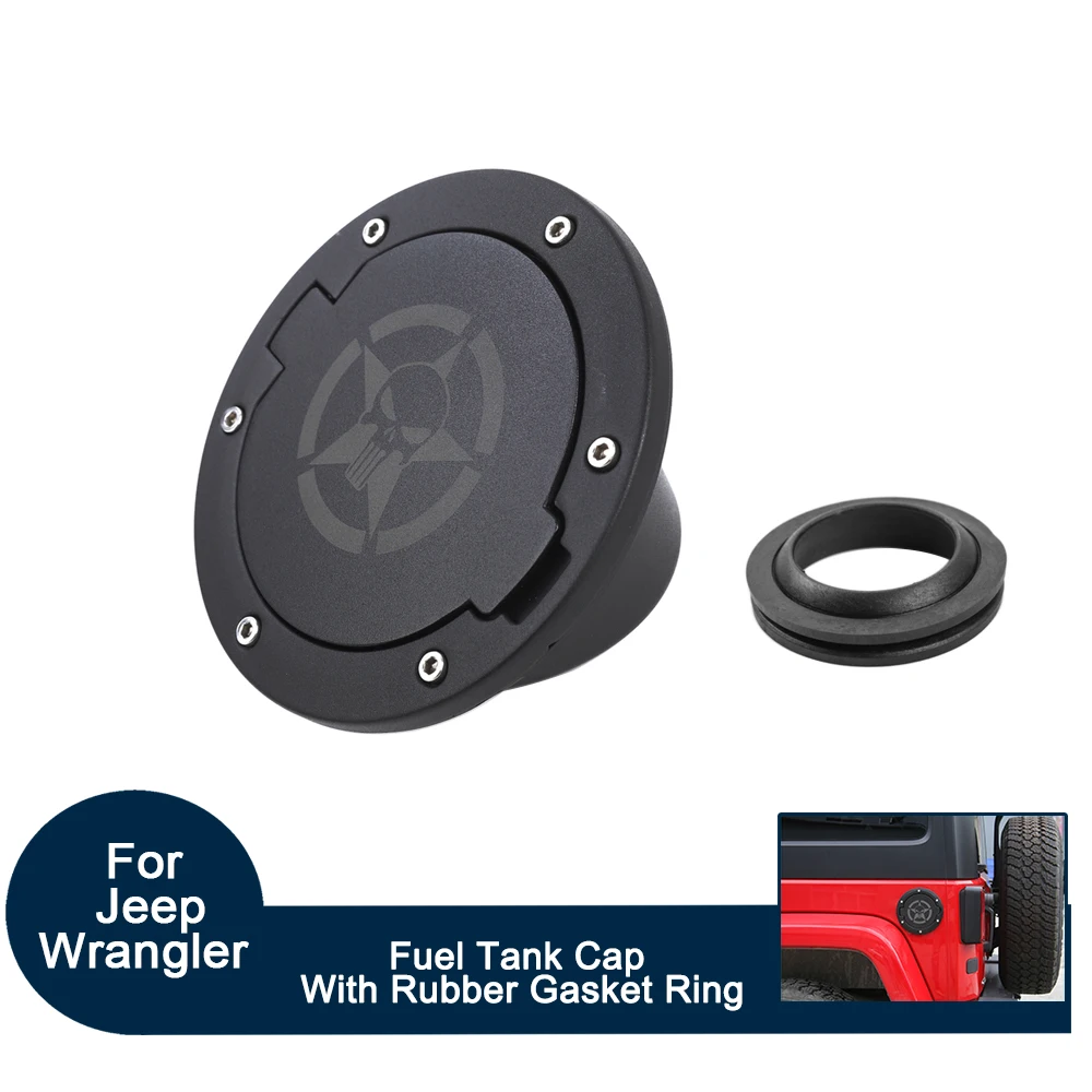 Fuel Tank Cap With Rubber Gasket Ring set for Jeep Wrangler 2007 2017