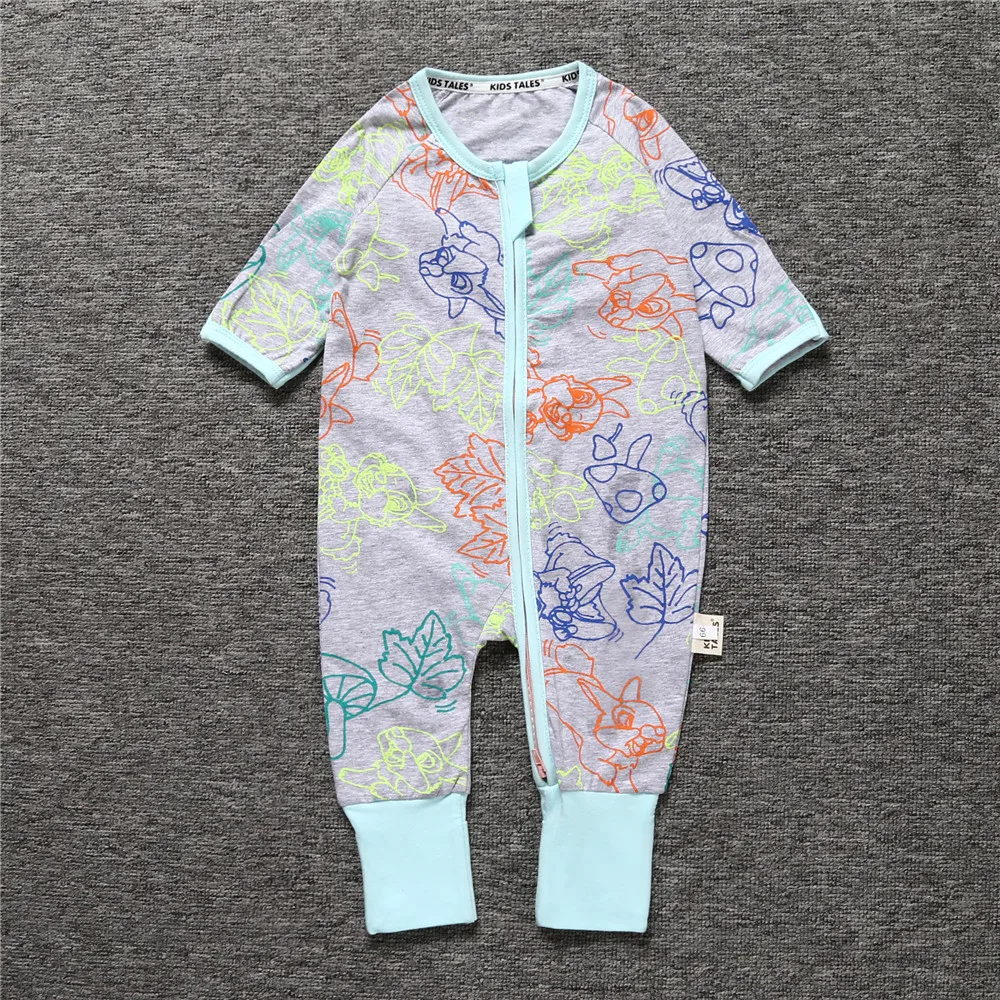 Весенне-осенняя милая детская одежда для сна; пижамы; детские комбинезоны; одежда для маленьких мальчиков и девочек; комбинезоны для новорожденных; SR292