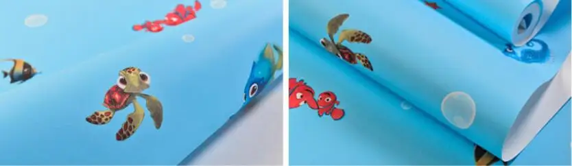 Beibehang behang окружающей нетканые подводный мир Детская комната Спальня мультфильм обои Средиземноморский обоев