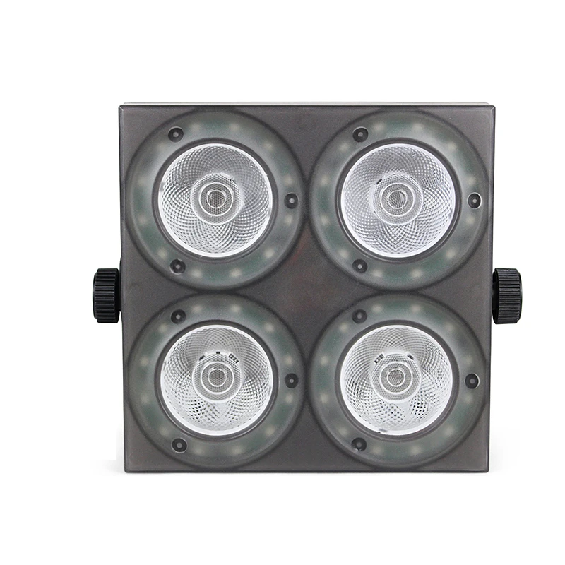 

LED Effect Light with Mini Four Eyes Stage Audience Blinder wash 4x100W COB For Stage Shows Party Shows Disco Club Effect Light