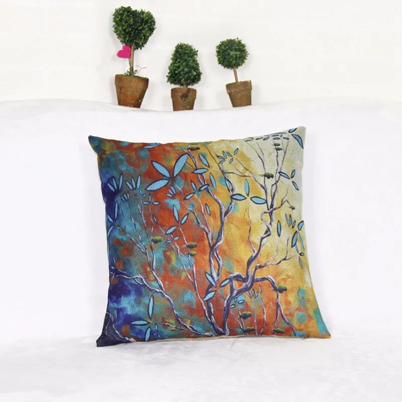 Vintage-Bird-in-Forest-Pattern-Cototn-Linen-Pillow-Case-Chair-Seat-Waist-45x45cm-Decorative-Pillow-Cover (2)