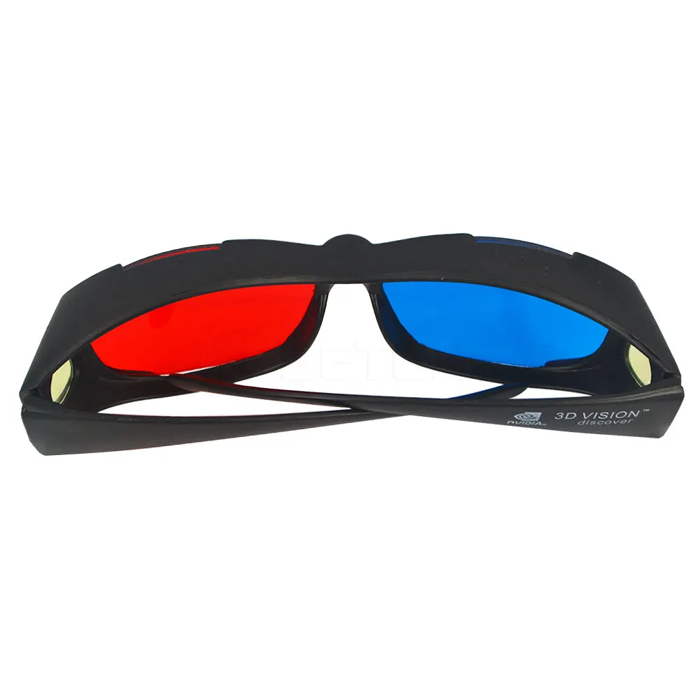 Kebidumei пластиковые очки красные синие красно-синие очки Cyan 3D Близорукость и общее видение игры Стерео Фильмы пространственный анаглиф