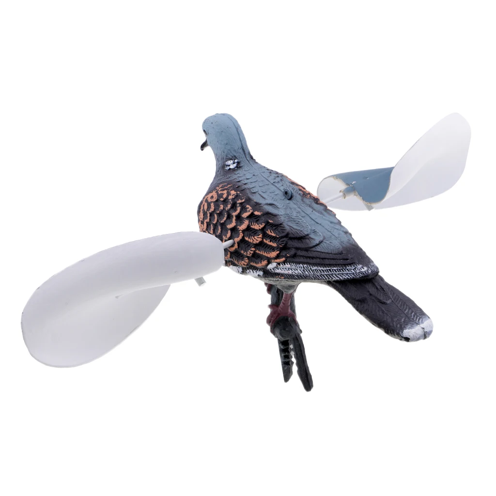 Non-toxic Lightweight 3D Lifelike Flying Plastic Pigeon Bird Outdoor Hunting Decoy Garden Decoration Ornament Pests Control