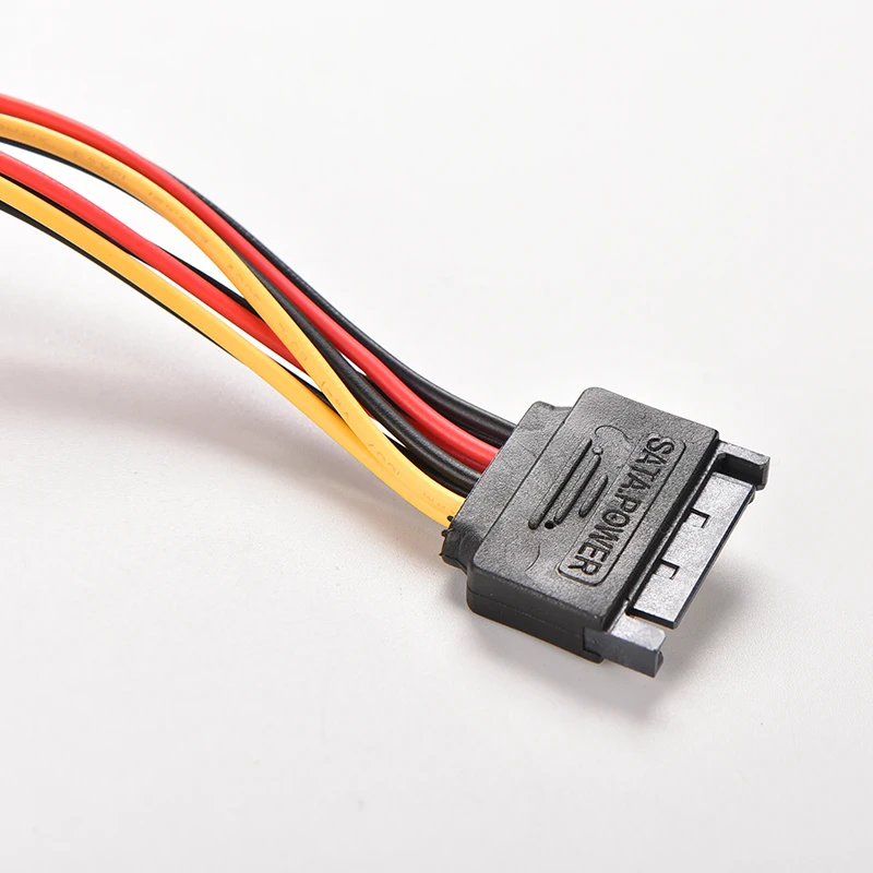 Hot Sale Splitter Power Cable 19cm 5 Pin SATA Male to 2 SATA Splitter
