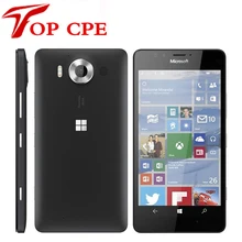 Оригинальный nokia microsoft lumia 950 разблокирована 5.2 “гекса Основные FDD LTE 32 ГБ ROM 3 ГБ RAM 20.0MP NFC Сенсорный Экран Windows Mobile Телефон