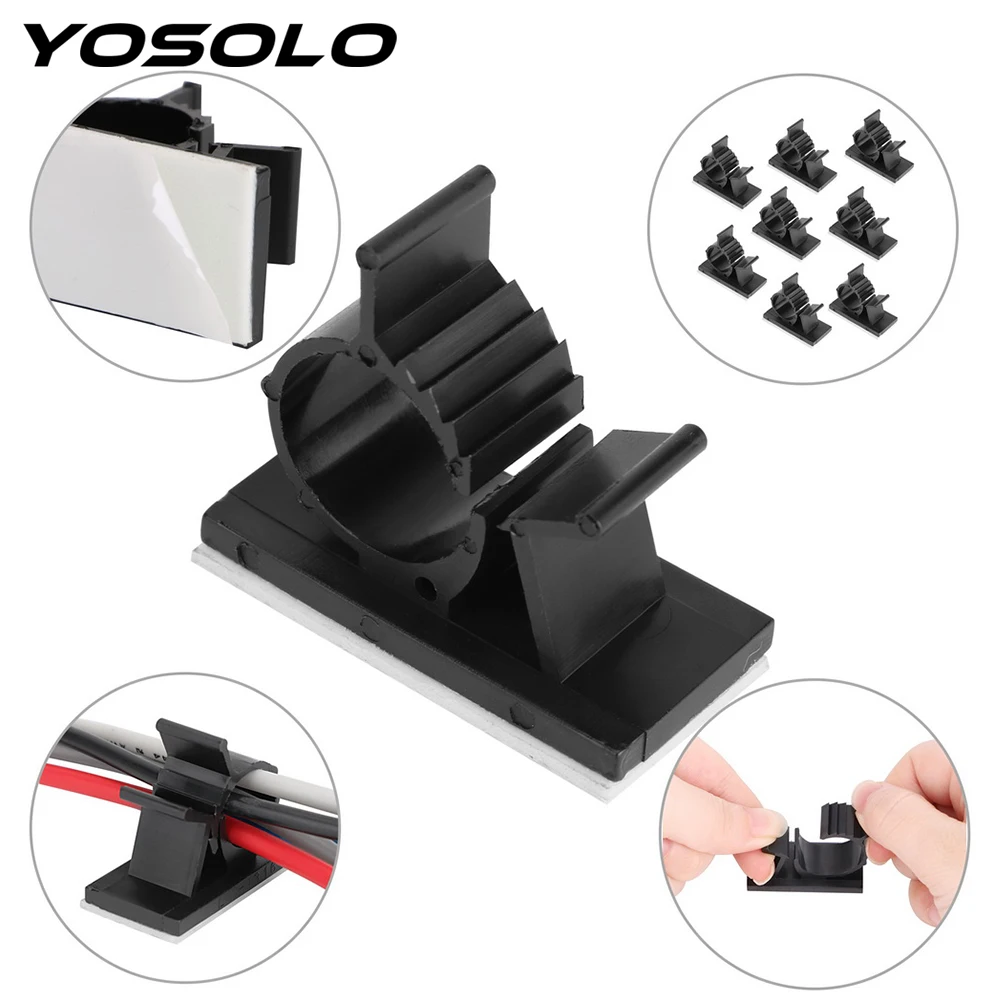 1Pcs Cord Cable Wire Clear Up Car Wire Fixed Clip Cable Organizer