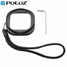 Aluminum Lens Filter Adapter Ring Kit with Hexagonal Screwdriver & Keeper Leash for GoPro HERO4 Session