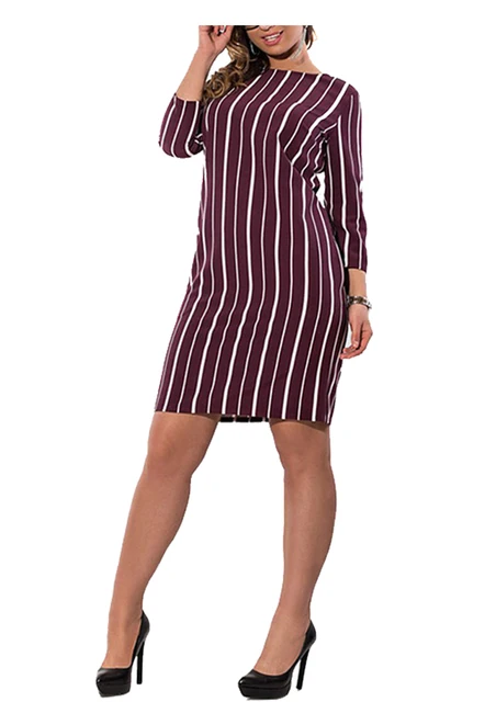 three quarter sleeve dresses