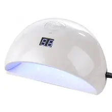 Сушилка для ногтей Интеллектуальный УФ светодиодный светильник Сушилка для ногтей двойной источник света лампа для сушки гель-лака Маникюр машина ногтевые лампы
