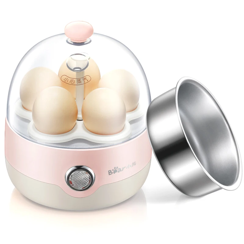 

Multifunctional Egg Steamer Mini Electric Egg Cooker Boiler Breakfast Maker Food Heating Steamer Automatic Power Off 220V Orange