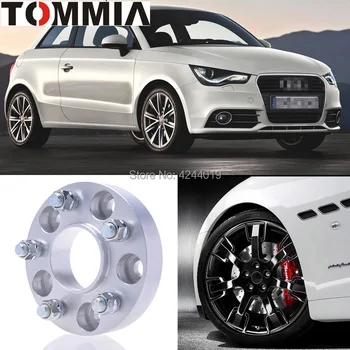 

Fits Audi A1 2PCS Wheel Hub Centric Spacers Tire Adapters Rims Flange 5x100 Center Bore 57.1mm Aluminum
