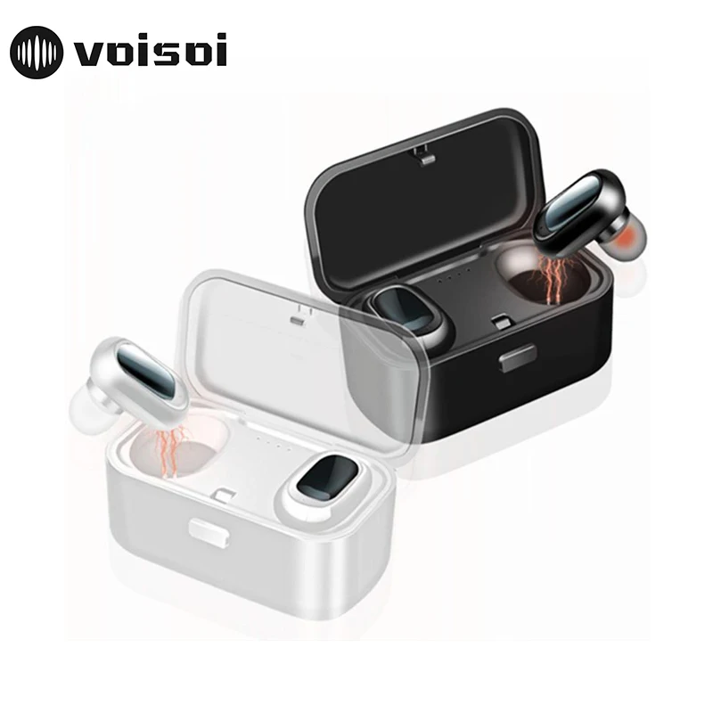 

L1 TWS Wireless Bluetooth 5.0 Earphones HIFI Waterproof Stereo V4.2 Mini Earbuds In-Ear Stereo Handsfree Sports Charging Box