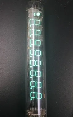 

FREE SHIPPING IV-18 Imported transparent substrate seven period of eight fluorescence digital tube VFDS tube