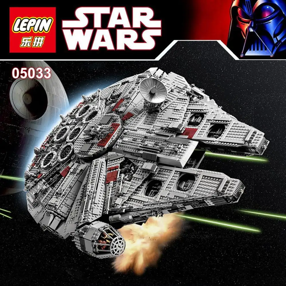 

LEPIN 05033 5265 PCS MOC Star Wars Ultimate Collector's Millennium Falcon Building Block Set Bricks Kits Compatible 10179