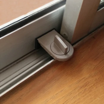 

1PC New Metal Door Window Security Lock Home Window Restrictor Safety Device Key Lock Child Safe Protect Tool