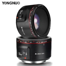 YONGNUO YN50mm F1.8 II яркая Большая диафрагма AF MF 50 мм стандартный