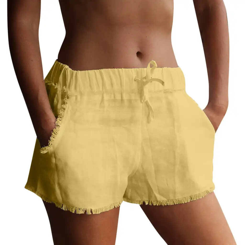 Linen shorts with pockets Clearance