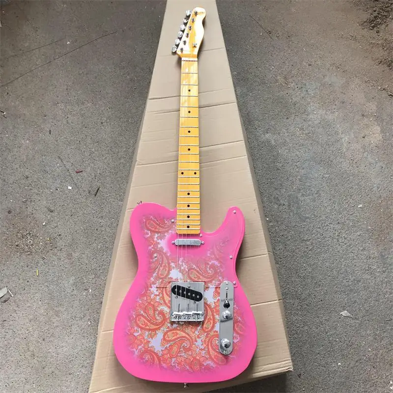 

Paul Waller 1967 Pink Paisley Heritage Electric Guitar Built by Master of High Quality Custom Store,,Excellent