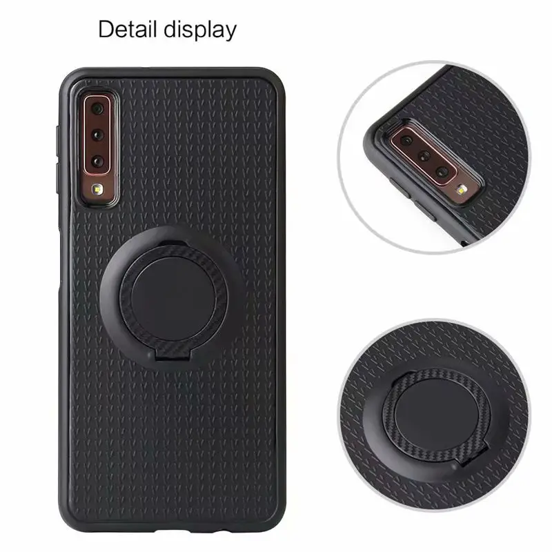 

Mobile phone shell For iphone Xs Max Xr X Hand ring magnet bracket three in one Phone cover For iphone 5 5s 6 6S 7 8 Plus Cases