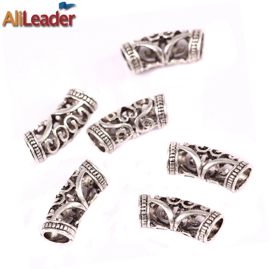 Alileader металлическое кольцо для волос 20 шт. оплетка Dread Dreadlock бусины Asjustable манжеты