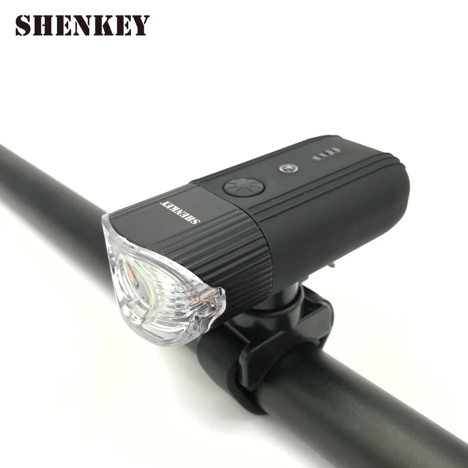 SHENKEY Professional 800 Lumens Bicycle Light Power Bank USB Bike Light