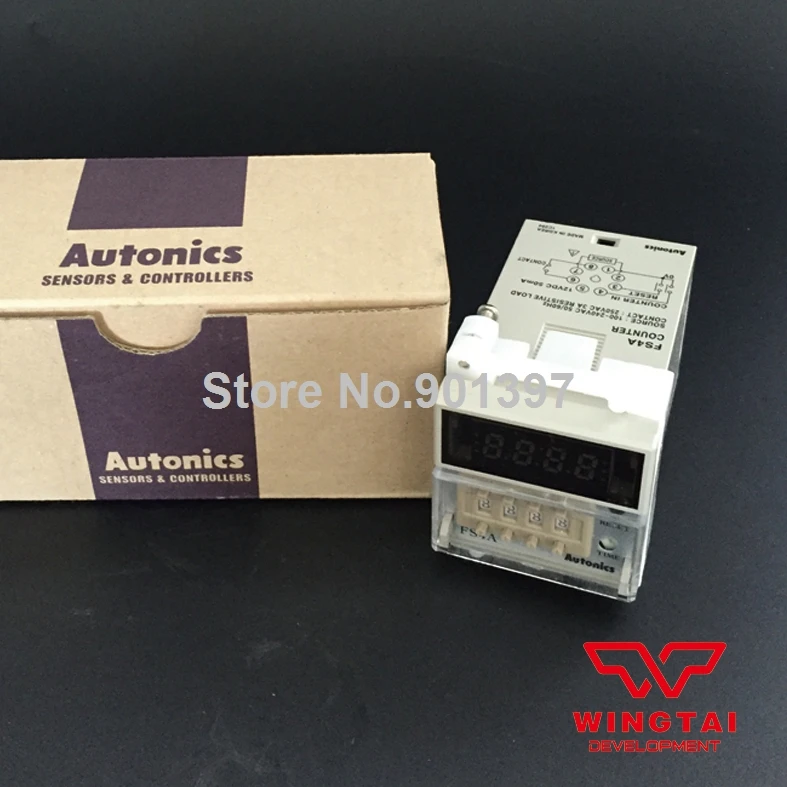 Korea Autonics Counter Meter 8 PIN Plug Connection Type FS4A
