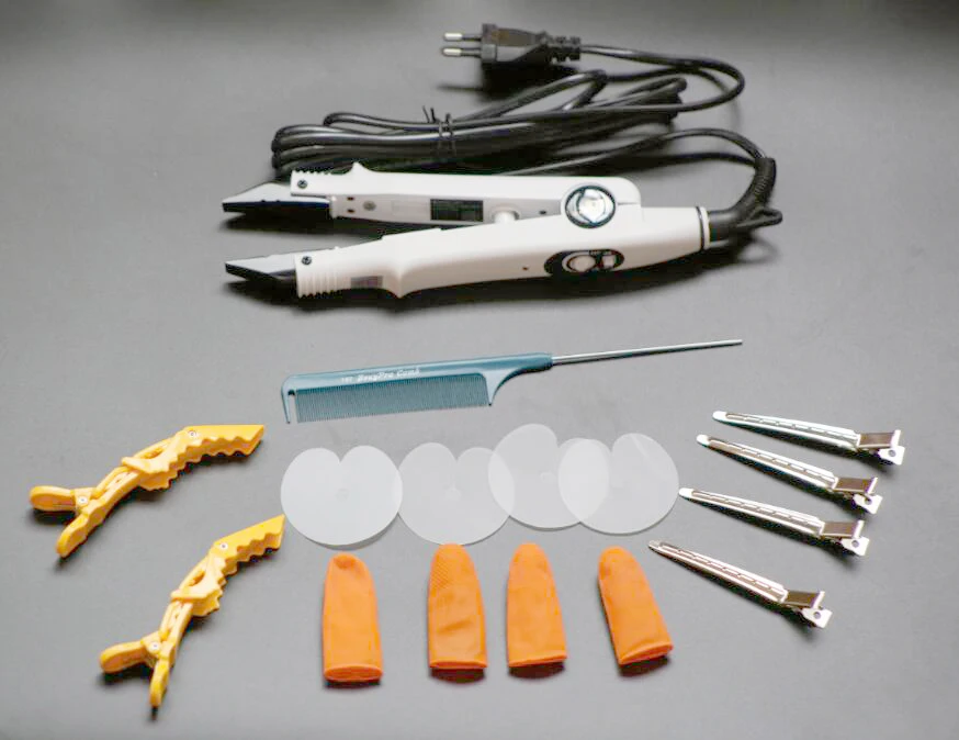 

super quality B type White color FLAT PLATE Fusion Hair Extension Keratin Bonding Tool Heat Iron