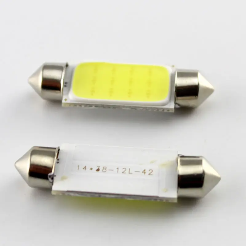 YM E Bright 500 шт./лот C5W Festoon COB 31 мм/36 мм/39 мм/41 мм 1 5 Вт 12 В купольные лампы Индикатор
