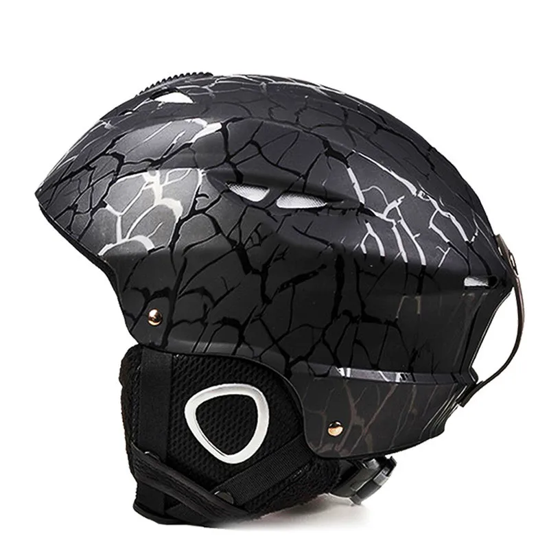 Полупокрытый лыжный шлем цельно-Формованный шлем для сноуборда Мужской Женский шлем для катания на коньках скейтборд лыжный шлем