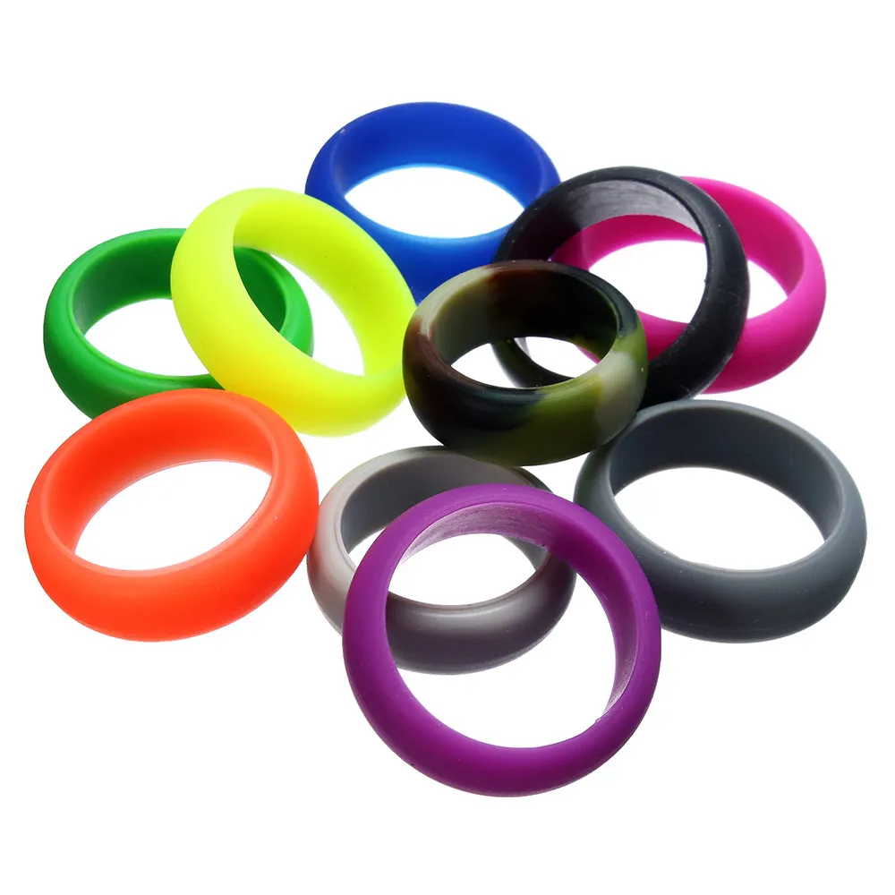 silicone finger ring black size 7 8 9mm flexible hypoallergenic crossfit engagement army band rubber wedding engagement ring - Hypoallergenic Wedding Rings silicone finger ring black size 7 8 9mm flexible hypoallergenic crossfit engagement army band rubber wedding engagement ring - Hypoallergenic Wedding Rings
