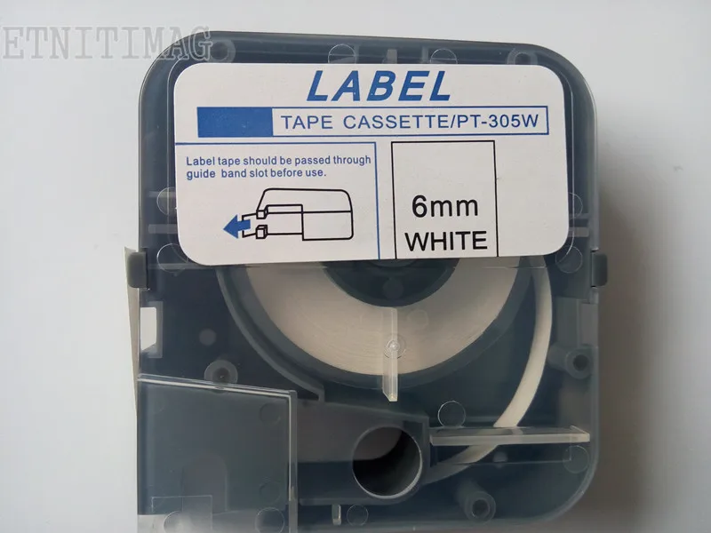 Label Tapes Cassette lm tp305w Compatible lm pt306w white For Max