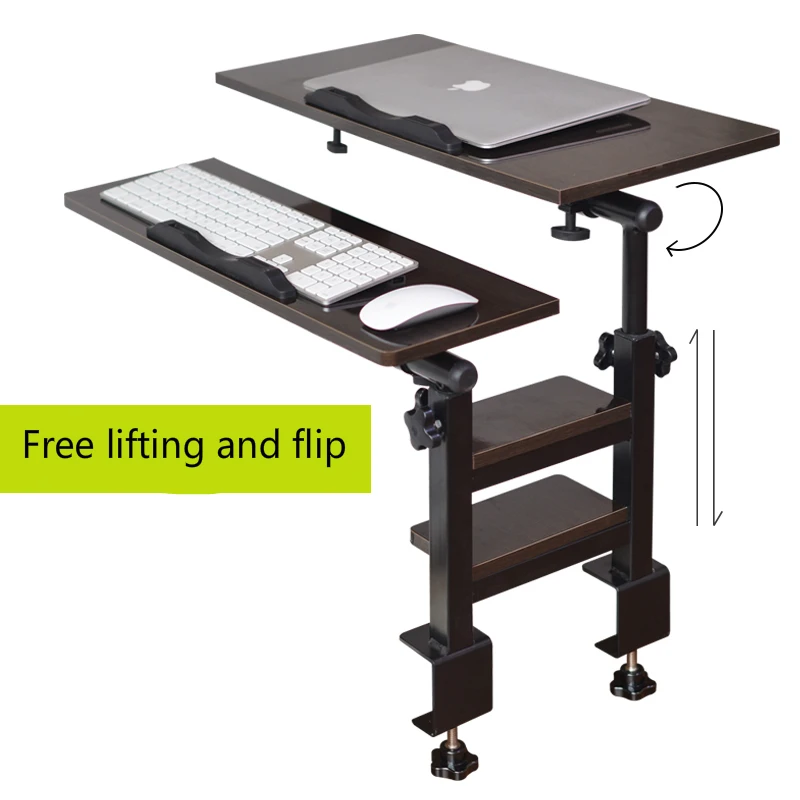 Laptop Table Bed Side Simple Desk Multifunction Adjustable Study Table Dormitory Reversible Desk Lifted Rotation Computer Table Laptop Table Bed Side Simple Desk Multifunction Adjustable Study Table Dormitory Reversible Desk Lifted Rotation Computer Table