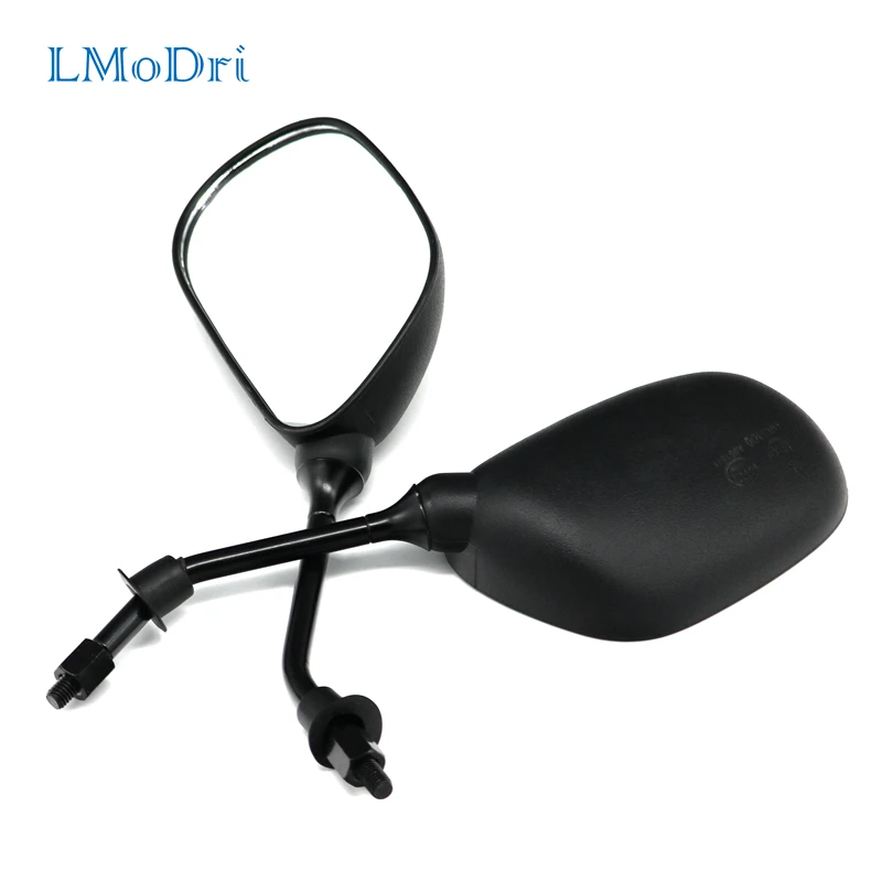 LMoDri 2pcs/lot Motorcycle Rear View Mirror Scooter Electrical Motor E-Bike Back Side Convex mirrors 8mm Universal Refit LMoDri 2pcs/lot Motorcycle Rear View Mirror Scooter Electrical Motor E-Bike Back Side Convex mirrors 8mm Universal Refit