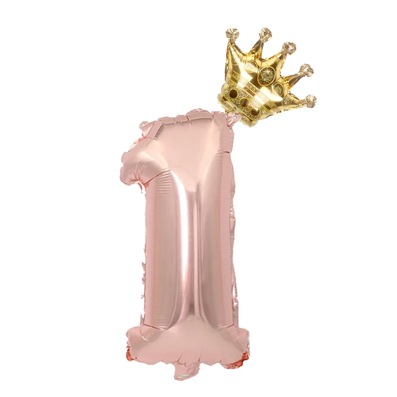 2 шт. 32 дюймов Радуга номер Фольга воздушные шары День рождения украшения для девочек детская юбка с розовыми, розовые, серебристые, золотые, на возраст от 0 до 9 цифр мяч