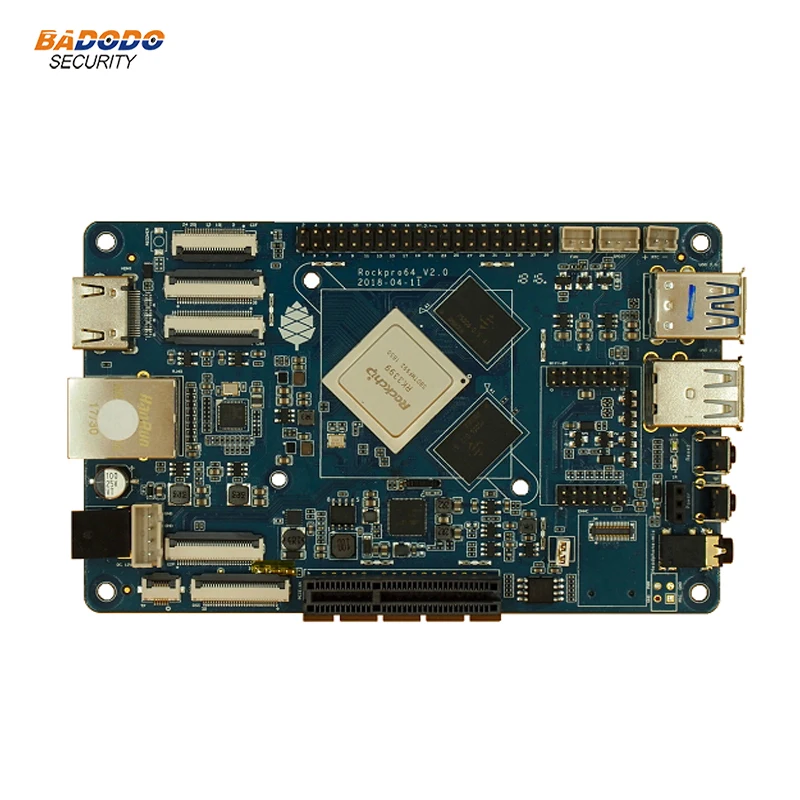 

ROCKPro64 PINE64 Quad-Core+4GB LPDDR4 + eMMC slot + android 7.1 Linux Debian OS Operating System development board demo board