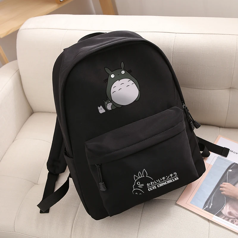 

Anime Tonari no Totoro Korean Cartoon Anime Schoolbag Male and female Student Travel bag Waterproof Backpack
