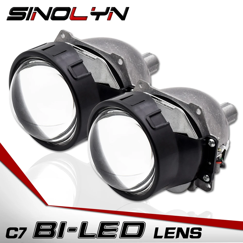 Buy Sinolyn Car Bi LED Lens Headlight Projector Lenses