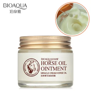 

Horse oil cream Bioaqua anti aging cream scar face body whitening cream ageless korean cosmetic whitening moisturizing skin care