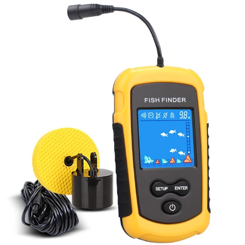 

Alarm 100M Portable Sonar LCD Fish Finders Fishing lure Echo Sounder Fishing Finder