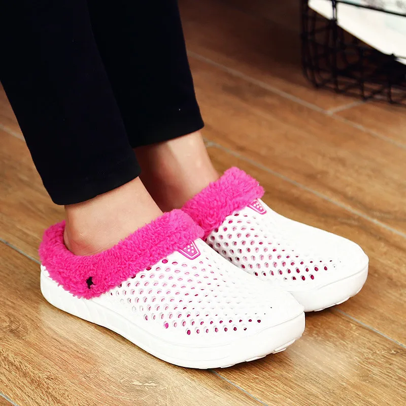 Зимние тапочки женская зимняя обувь женские домашние сабо Zapatillas Mujer Scarpe Donna Zapatos