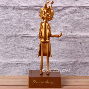 

Explicit Content! Rick Rick Sanchez Action Model Toy Peace Among Worlds PVC Cartoon Collectible Figure Golden Ver.