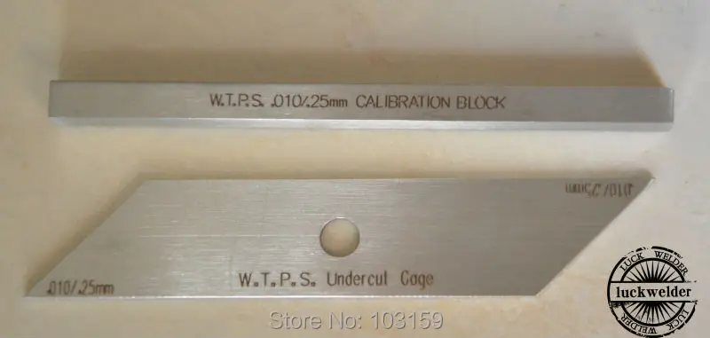 

Welding Gauge W.T.P.S Undercut Gage Calibration Block Pocket Gage