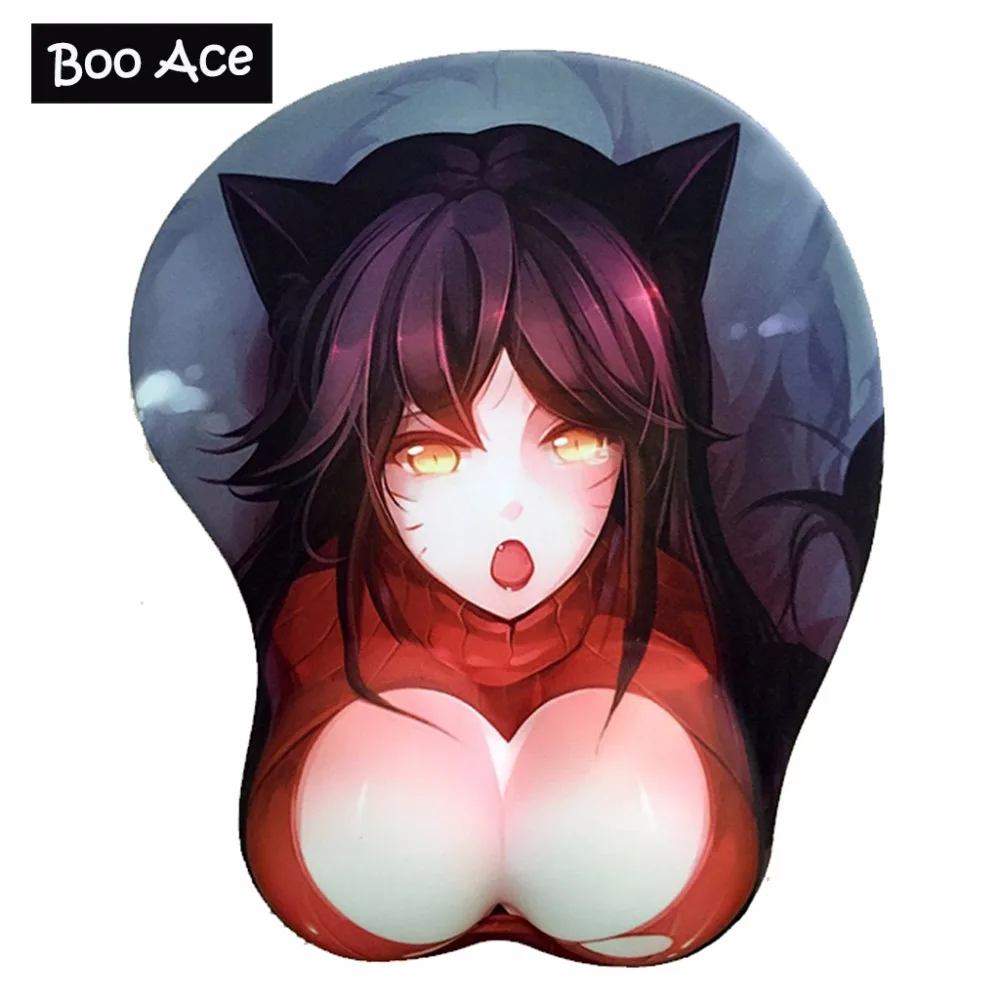 

LOL Ahri RIVAN Taric Design Anime 3D Oppai Mouse Pad Wrist rest