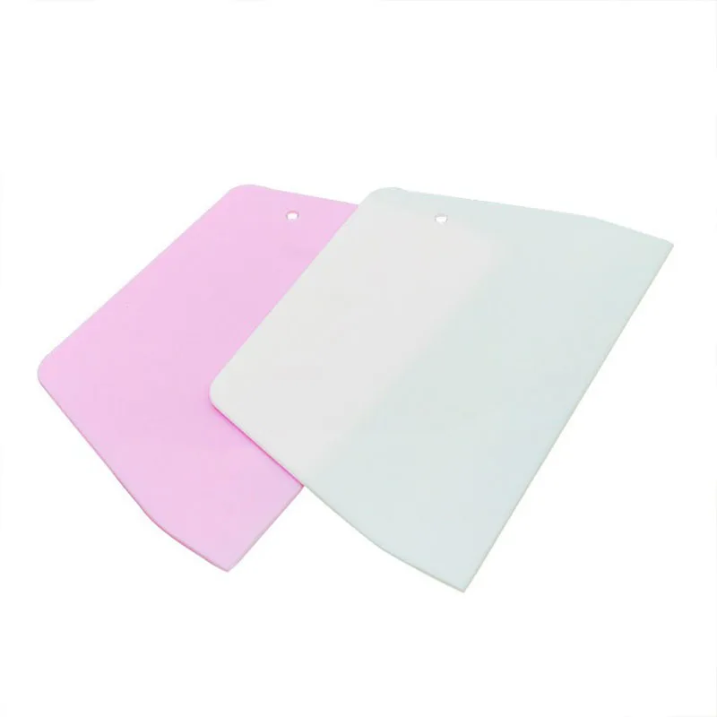 

Kitchen Accessories 1 pcs Dough Cutting Plastic Scraper Pastry Cutters Baking Tools Convinient Trapezoidal Shape