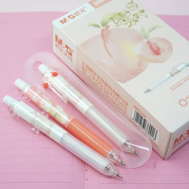 Lote & g Chenguang Papelaria 0.5 Bonito Unisex Partido Peach Lapiseira 10 Pçs - m 5 papelaria 0.5 bonito unisex partido peach lapiseira