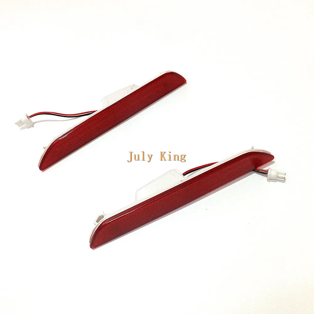 

July King Car LED Rear Marker Light LED Side Red Driving Lights Case For Ford Mustang 2015-2019, Directly Replace, 1 set!