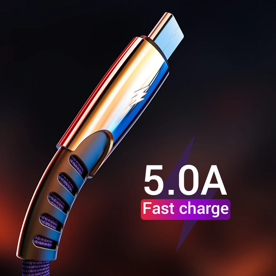 Кабель USB Lighting для iPhone 11 X XS MAX 7 8P Type C быстрая зарядка данных Samsung S9 S8 Note 9 8 Huawei P20 и