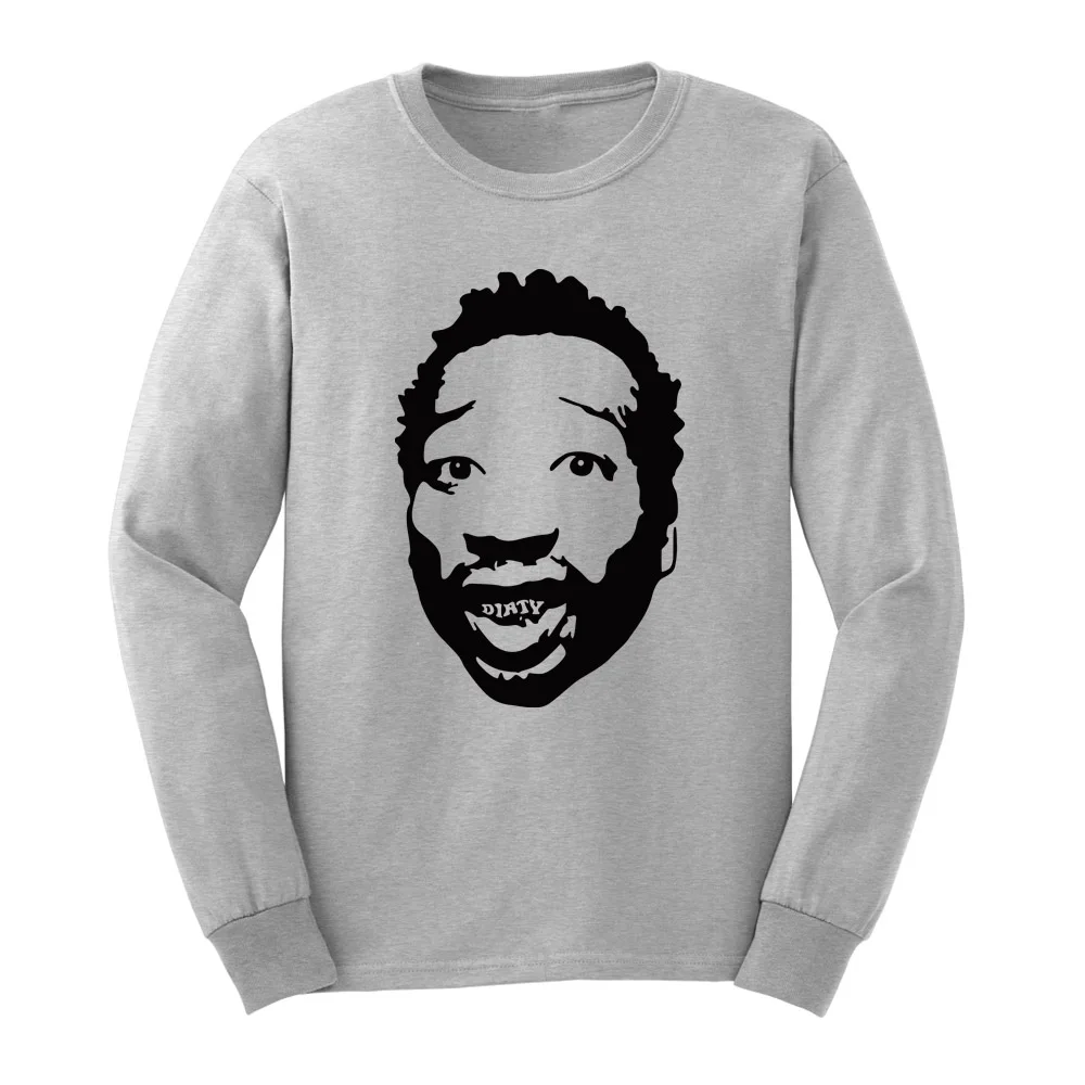 Loo Show Для мужчин s Odb Wu Tang Clan в стиле хип-хоп Rap Mcgir с длинным рукавом для взрослых