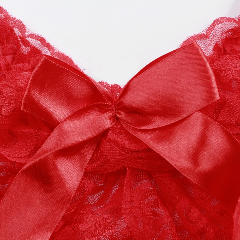 Красная, белая, черная, 3 цвета, женская сексуальная ночная рубашка с разрезом спереди, с глубоким v-образным вырезом, ночная рубашка для взрослых, ночная рубашка, размер S-6XL