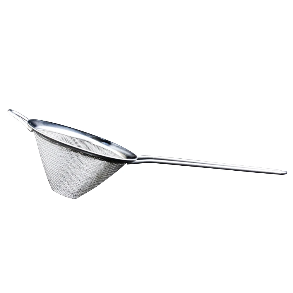 

9cm Stainless Steel Double Conical Strainer Filter Net Kitchen Supplies
